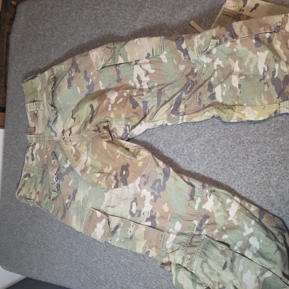 US Military Issue Camo Cargo Pants Small Short 30x30 I2 - Picture 5 of 5